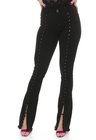 112930 Calça Flare com Fenda (Frente)