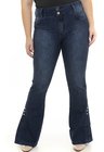 1119AR01 Calça Jeans Feminina Flare Plus Size  (Frente2)