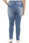 2129AR01 Calça Jeans Feminina Skinny Plus Size (Costas)