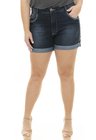 5119AR02 Shorts Jeans Feminina Plus Size  (Frente)