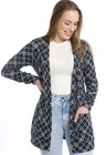 44512904 Cardigan Alongado Azul (Frente)