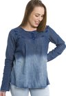 812703  Blusa Jeans Feminina (Frente1)