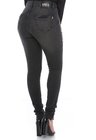 211996 Calça Jeans Feminina Skinny com Pérolas  (Costas)