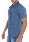 921900 Camisa Jeans Masculina (Lateral)