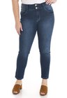2129AR07 Calça Jeans Feminina Skinny Plus Size (Frente)