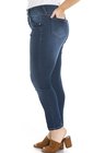 2129AR07 Calça Jeans Feminina Skinny Plus Size (Lateral)