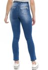 1212020 Calça Jeans Feminina Skinny com Recortes Frontais (Costas)