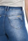 1212020 Calça Jeans Feminina Skinny com Recortes Frontais (Detalhe1)