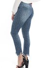 1212006 Calça Jeans Feminina Skinny Star com Barra Assimétrica (Lateral)