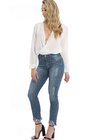 1212006 Calça Jeans Feminina Skinny Star com Barra Assimétrica (Frente 1)