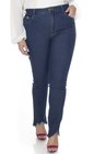 2130AR05 Calça Jeans Feminina Plus Size Barra Desfiada (Frente 2)
