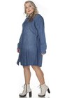 7130AR01 Vestido Chemise Jeans Plus Size (Lateral 2)