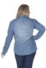 9130AR10 Camisa Jeans Feminina Plus Size (Costas)