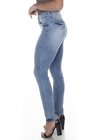 213007 Calça Jeans Skinny Feminina com Bolso Falso (Lateral)
