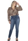 2130AR03 Calça Jeans Skinny Feminina Plus Size Cós Largo (Frente2)