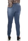 2130AR03 Calça Jeans Skinny Feminina Plus Size Cós Largo (Costas)