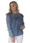 812803 Blusa Jeans com Babado (Frente3)