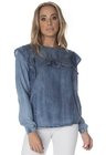 812803 Blusa Jeans com Babado (Frente1)