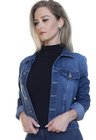 913018 Jaqueta Jeans Estampa Laser (Frente)