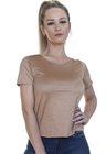 44113000 -Blusa Suede Caramelo (Frente)