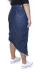 7130AR03 Saia Jeans Midi Plus Size Ponta (Costas1)