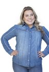 9130AR08 Camisa Jeans Feminina Manga Longa (Frente1)