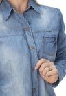 913019 Camisa Jeans Feminina Manga Longa (Detalhe)
