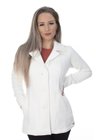 44512930198 Blazer de Moletom Feminino com Guipir Off White (Frente 2)