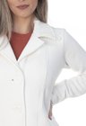 44512930198 Blazer de Moletom Feminino com Guipir Off White (Detalhe 1)