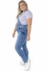 7121AR06 Jardineira Jeans Feminina Plus Size (Lateral 1)