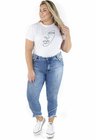 3121AR00 Calça Capri Jeans Desfiada (Frente 2)