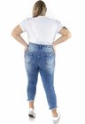 3121AR00 Calça Capri Jeans Desfiada (Calça 2)