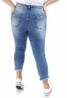 3121AR00 Calça Capri Jeans Desfiada (Costas 1)