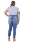 1121AR00  Calça Jeans Mom Plus Size (Costas)