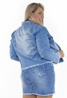 9131AR00 Jaqueta Jeans Cropped Plus Size Raquel (Costas 2)