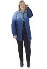 9130AR14 Camisa Jeans com Fenda Plus Size Viviane (Frente 1)