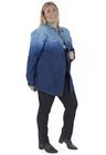 9130AR14 Camisa Jeans com Fenda Plus Size Viviane (Lateral 1)