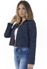 913107 Jaqueta Jeans Cropped Desfiada Maíra (Lateral)