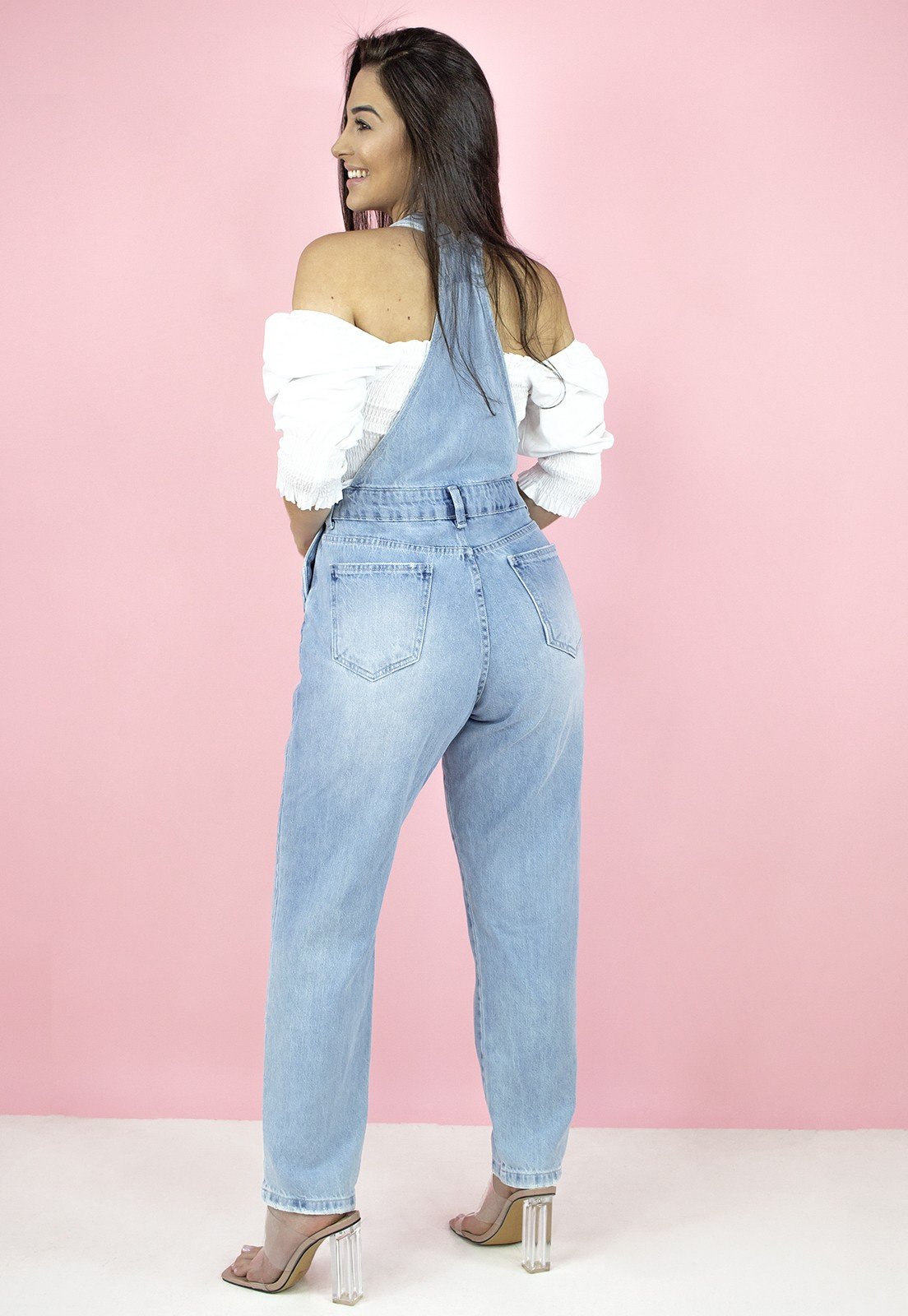 Jardineira Jeans Stella