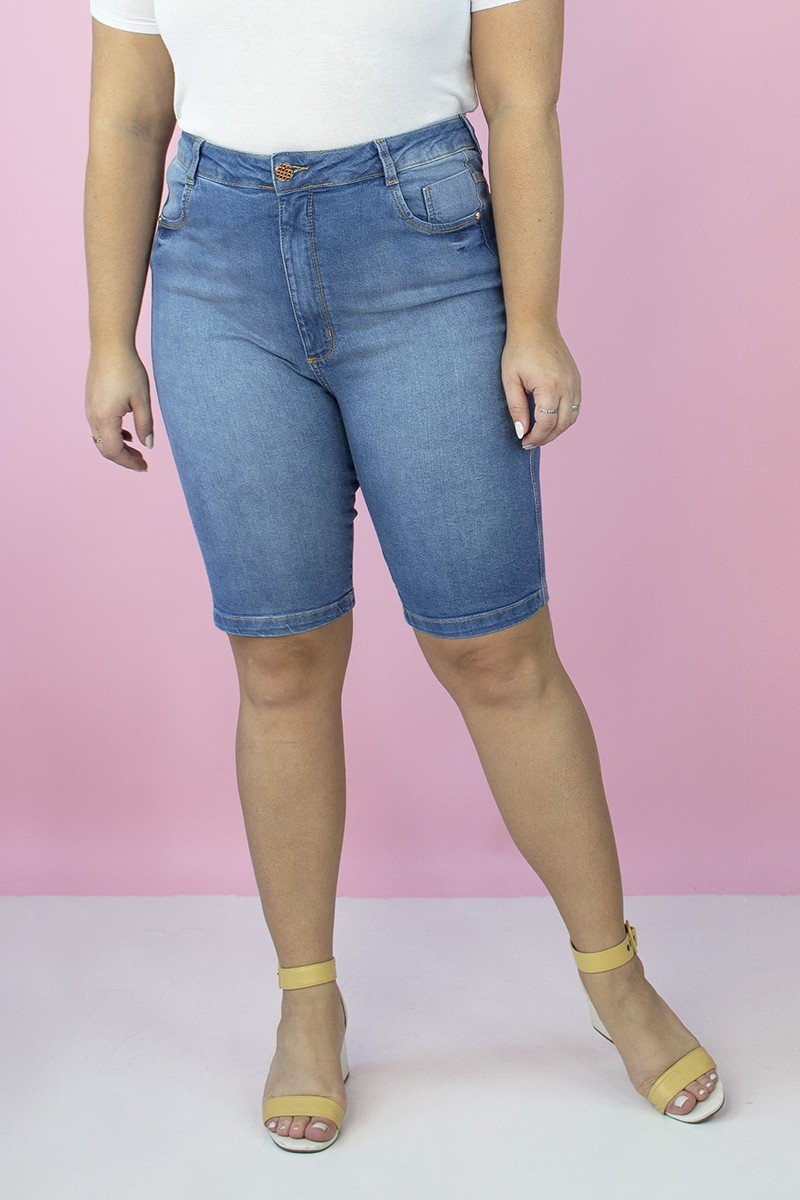 Bermuda Ciclista Biker Plus Size