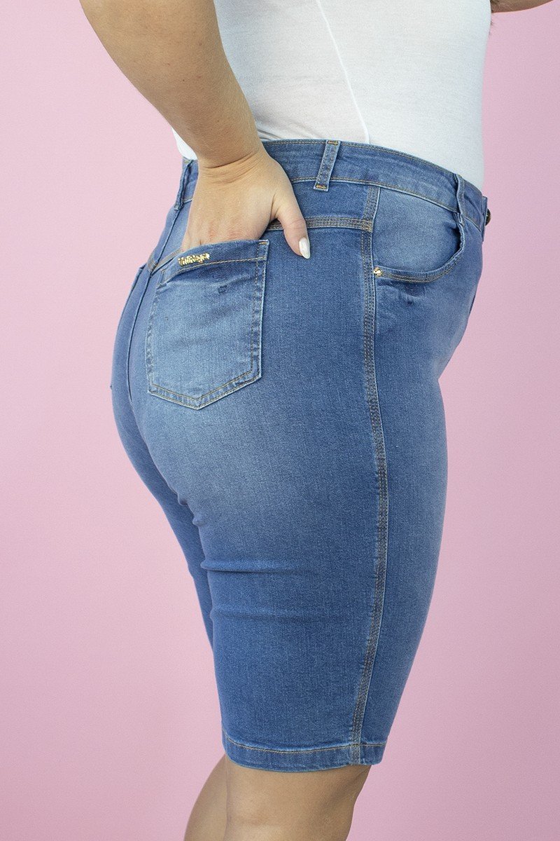 Bermuda Ciclista Biker Plus Size