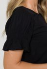 06 blusa de viscose preto com elastico nas mangas anna