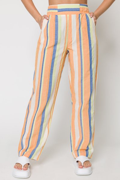 01 calca pantalona cambraia listrada summer