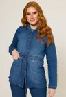 01 parka jeans feminina com capuz alina