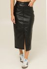 02 saia midi couro pu com fenda samy preto