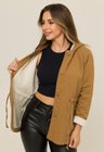 04 jaqueta parka jeans forrada com capuz caramelo