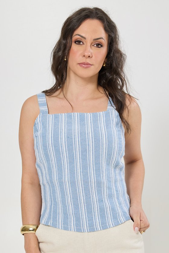 01 blusa cropped listrada azul azul m