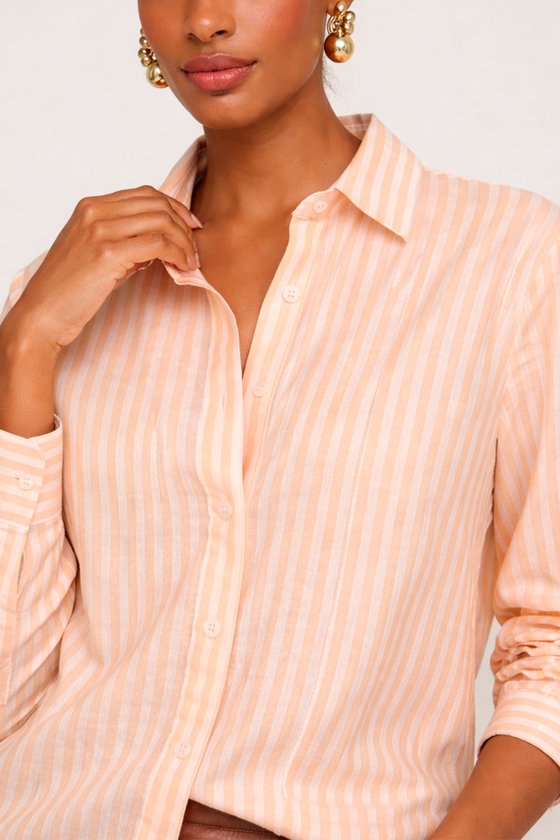 02 camisa de algodao listras verticais m